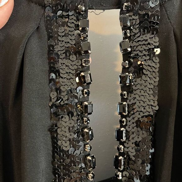 VTG Guess Embellished Halter Mini Dress in Black | SZ S - Picture 10 of 17